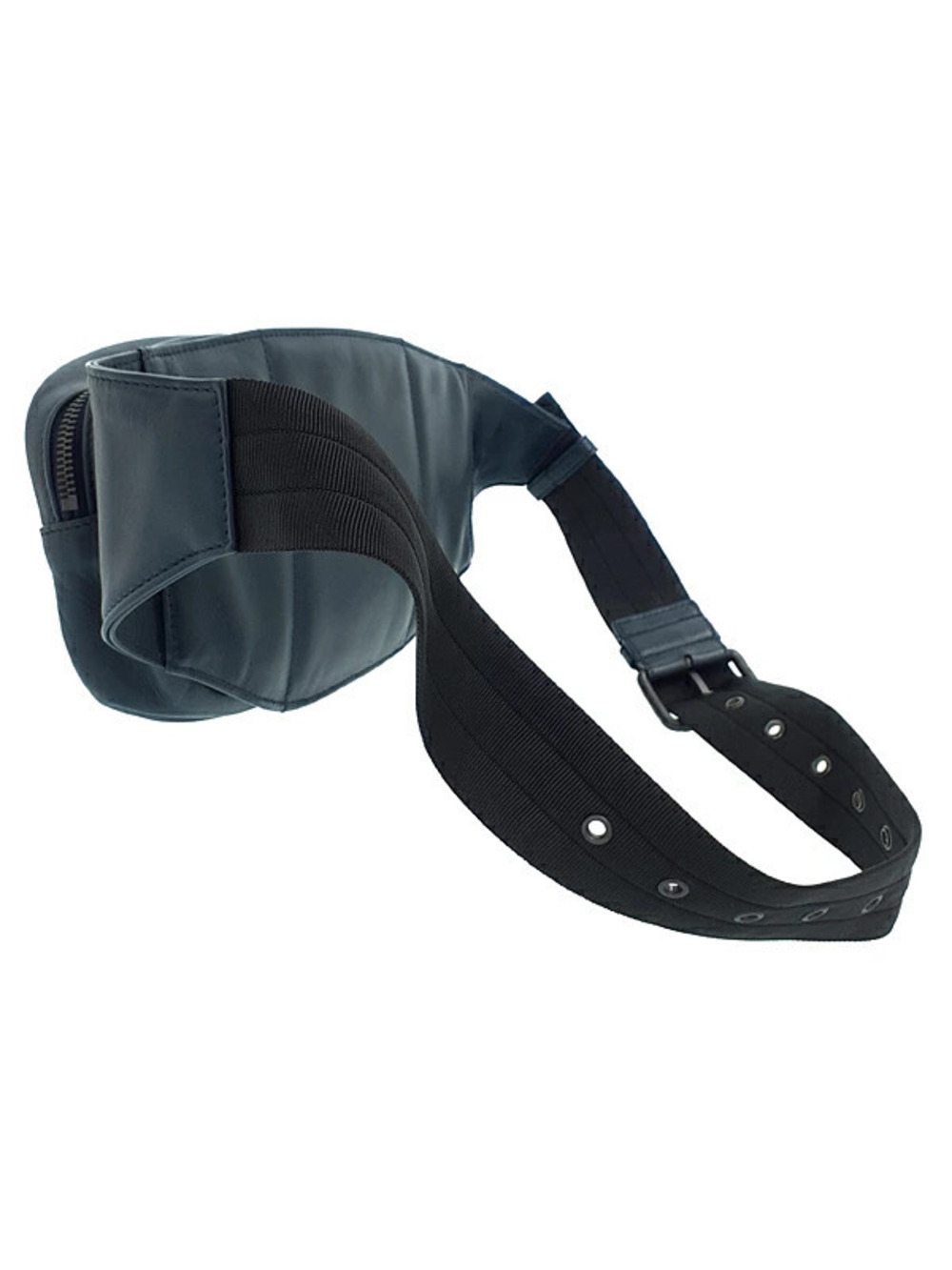 Bottega Veneta Intrecciato Belt Body Bag Black